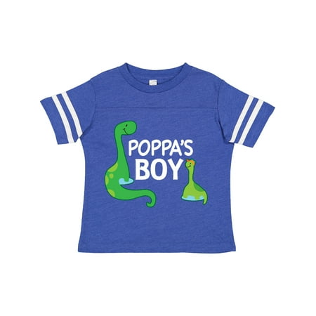 

Inktastic Poppa s Boy Grandson Dinosaur Gift Toddler Boy Girl T-Shirt