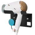 thumbnail image 1 of unidades de soporte para secador de pelo, soporte de pared autoadhesivo, resistente al agua, organizador de almacenamiento, compatible con y la mayoría de los aparatos de secador de pelo Ormromra CPB-US-WZY143-2, 1 of 5