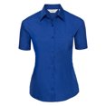 thumbnail image 1 of Russell Collection Womens Classic Polycotton Easy-Care Short-Sleeved Shirt, 1 of 3