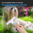thumbnail image 5 of Pet Grooming Brush - Undercoat Rake for Dogs, Cats, Dematting Deshedding Brush Comb - Ideal for Thick, Long Hair, Matted Pets - Professional Shedding Tool, 5 of 5