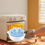 Microwave Steam Sterilizer for Baby Bottles - High-Temperature Resistant Baby Bottle Cleaner with Safety Handles, Reusable Home Sterilizing System