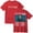 red, variant on Phil Wickham Song Of The Saints Tour 2026 Merch Cotton T Shirt Women Men Crewneck Short Sleeve Casual Tee