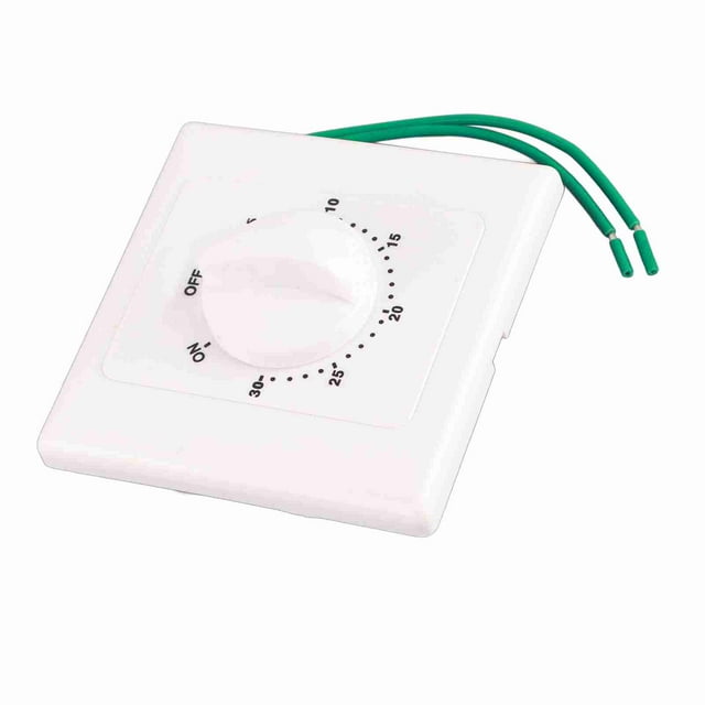 Power Pump, Timer Switch 220V 30/60/120 Min Mechanical Time Countdown Control Panel for Fan, Water Heater, Pump, Router and More, Wall Mount