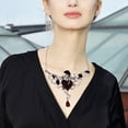 thumbnail image 4 of Collier Pendentif Cœur Gothique Collier Charme Bijou Collier pour Halloween, 4 of 10