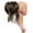 Medium Ash Brown, variant on Onedor 12 inch Premium Synthetic Adjustable & Customizable Updo Style Ponytail Hair Extension with Clip on Claw Attachment (30)