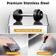 thumbnail image 3 of Set of 2 Stainless Steel Cat Litter Box, Odor Resistant Non-Stick Litter Pan with Scoop and Hook for Kittens, Adult Cats, Multiple Cats, Black+Silver, 3 of 9