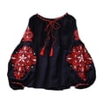thumbnail image 1 of Blusa bordada bohemia para mujer Strade Fareast Limited, 1 of 8