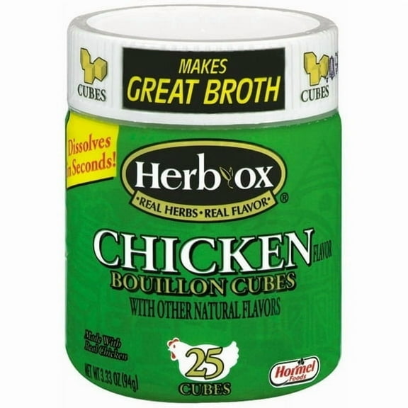 Herb Ox Chicken Flavor Bouillon Cubes - 25 ct