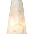 thumbnail image 3 of Jamie Young Co Borealis Tall Hexagon Alabaster Stone Pendant in White, 3 of 4