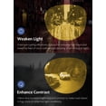 thumbnail image 4 of TINHAO Night Vision Driving Glasses Fit Over Eyeglasses for Men Women, Square Polarized Nighttime Glasses Yellow Lens, 4 of 7