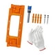 thumbnail image 4 of Kit de instalación de bisagras Accesorios fáciles de usar Plantilla de enrutador de bisagra de puerta Naranja, 4 of 9