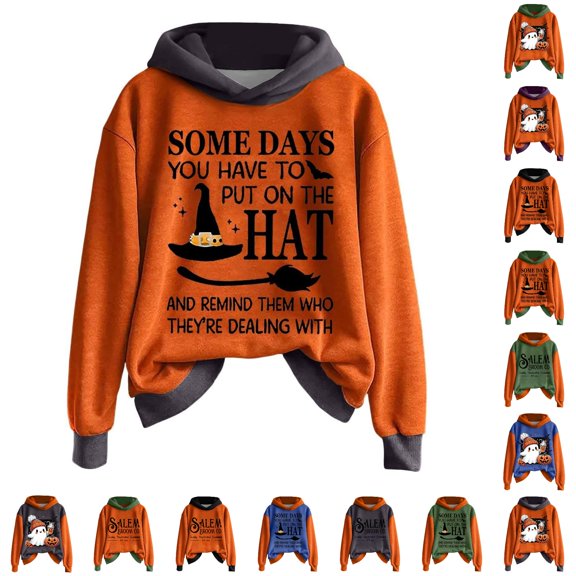 Halloween Sweatshirt Boys Girls Long Sleeve Loose Casual Hoodies Fall Outfit