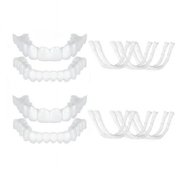 Artificial Multi-Purpose Teeth Whitening Accessories Non-Porous Braces for Elderly White Fill Missing Teeth