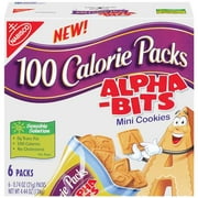 Nabisco 100 Calorie Packs: Alpha-Bits Mini Cookies 6 Ct Cookie Crisps, 4.44 oz