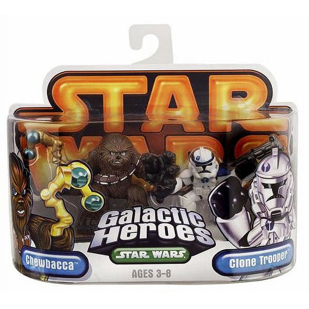 Star Wars Galactic Heroes Chewbacca & Clone Trooper - image 2 of 2