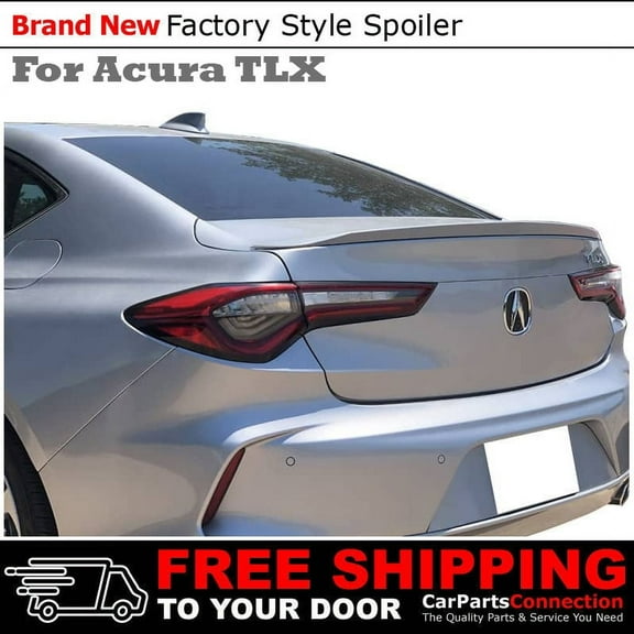 Trunk Spoiler Compatible With 2021 2022 2023 Acura TLX Sedan Flush Mount Primer