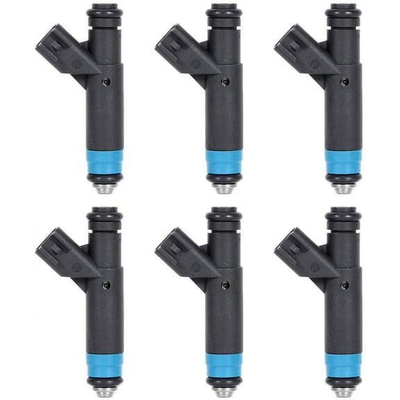 Fuel Injectors ECCPP 6pcs High Performance Black 4 Hole Fuel Injector Kits 1F1Z9F593DA fit for 2001-2005 Ford Taurus Mercury Sable 3.0 V6,2001-2003 Ford Ranger Mazda B3000 3.0 V6