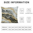 thumbnail image 6 of Acheng Black and Gold Marble Abstract Throw Pillow Covers Set of 2 Decorative Black Grey Pillow Cases Cushion Covers for Sofa Couch Car Bedroom Home Decor White, 6 of 6