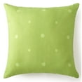 thumbnail image 1 of Colcha Linens CL-PP-SE-ST 18 x 18 in. Poppy Plaid Square Pillow - Green Polka Dot, 1 of 1
