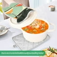 thumbnail image 3 of Yayeee Pot Holders Kitchen Heat Resistant with Pocket 7"x9.8" Cotton Oven Cooking Hot Pads, Red Glasses, 3 of 7