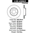 thumbnail image 2 of Centric 120.45063 Premium Brake Rotor Fits select: 2003-2005 MAZDA 6, 2 of 2