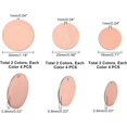 thumbnail image 4 of 24pcs Blank Stamping Tags 3 Sizes Brass Blank Pendants 18/25/30mm Metal Flat Round Tag Charms with 1mm Hole DIY Craft Making Red Copper/Antique Bronze, 4 of 6