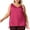 Brick Red, variant on Women's Plus Casual Silk Satin Tank Top V Neck Cami Blouse 4X Black