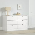 thumbnail image 1 of Commode 6 tiroirs pour , fini Blanc solide, collection Spark de Meubles South Shore, 1 of 11