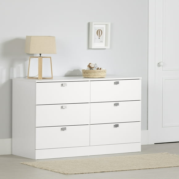South Shore Spark 6-Drawer Dresser for Child, in Pure White