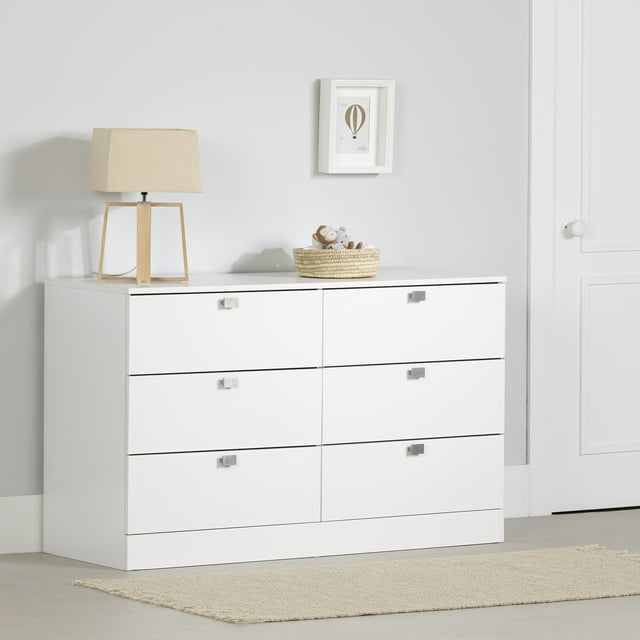 South Shore Spark 6-Drawer Dresser for Child, in Pure White