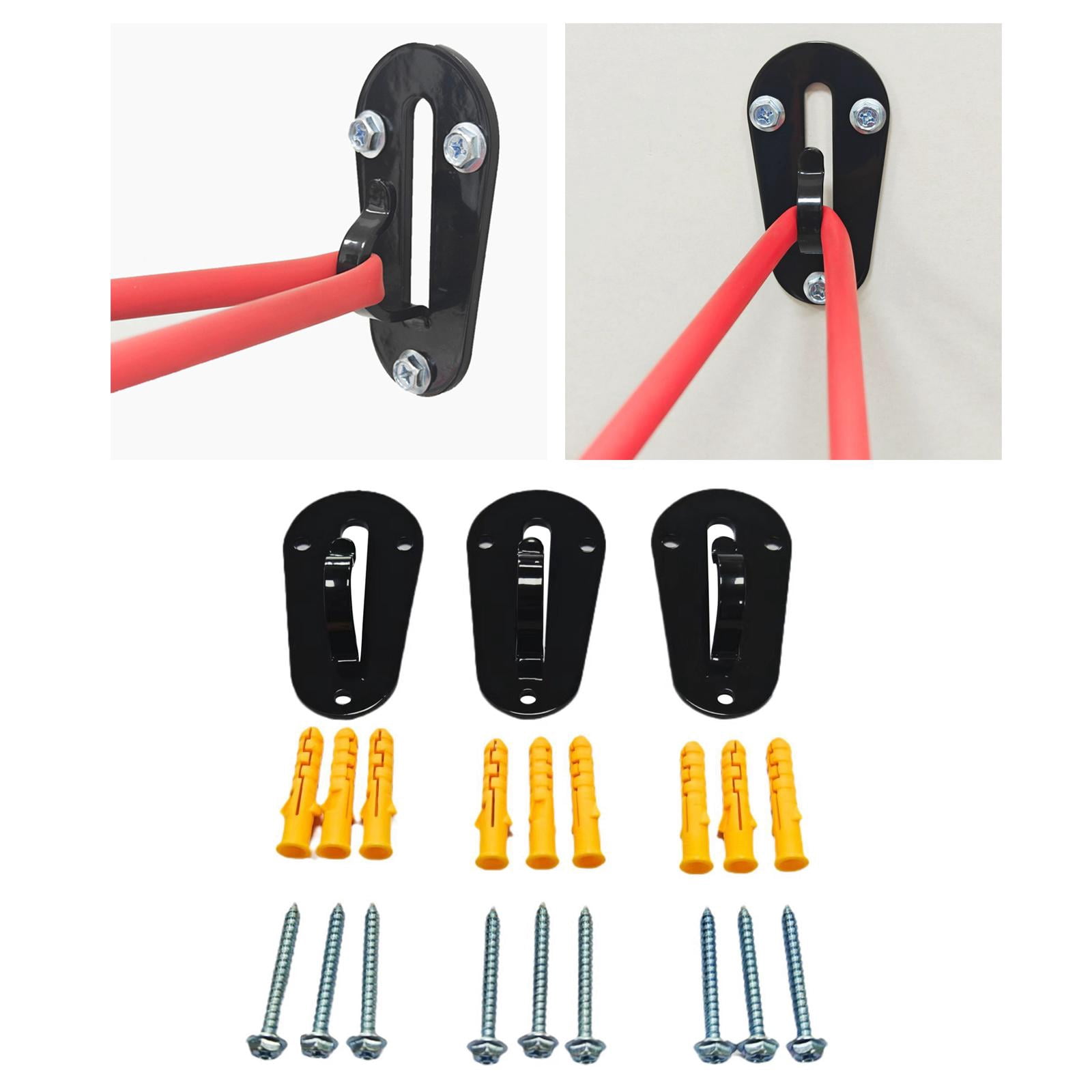 DimyFew 3 Pieces Wall Mount Workout Anchors for Strength Training Resistance Bands Body