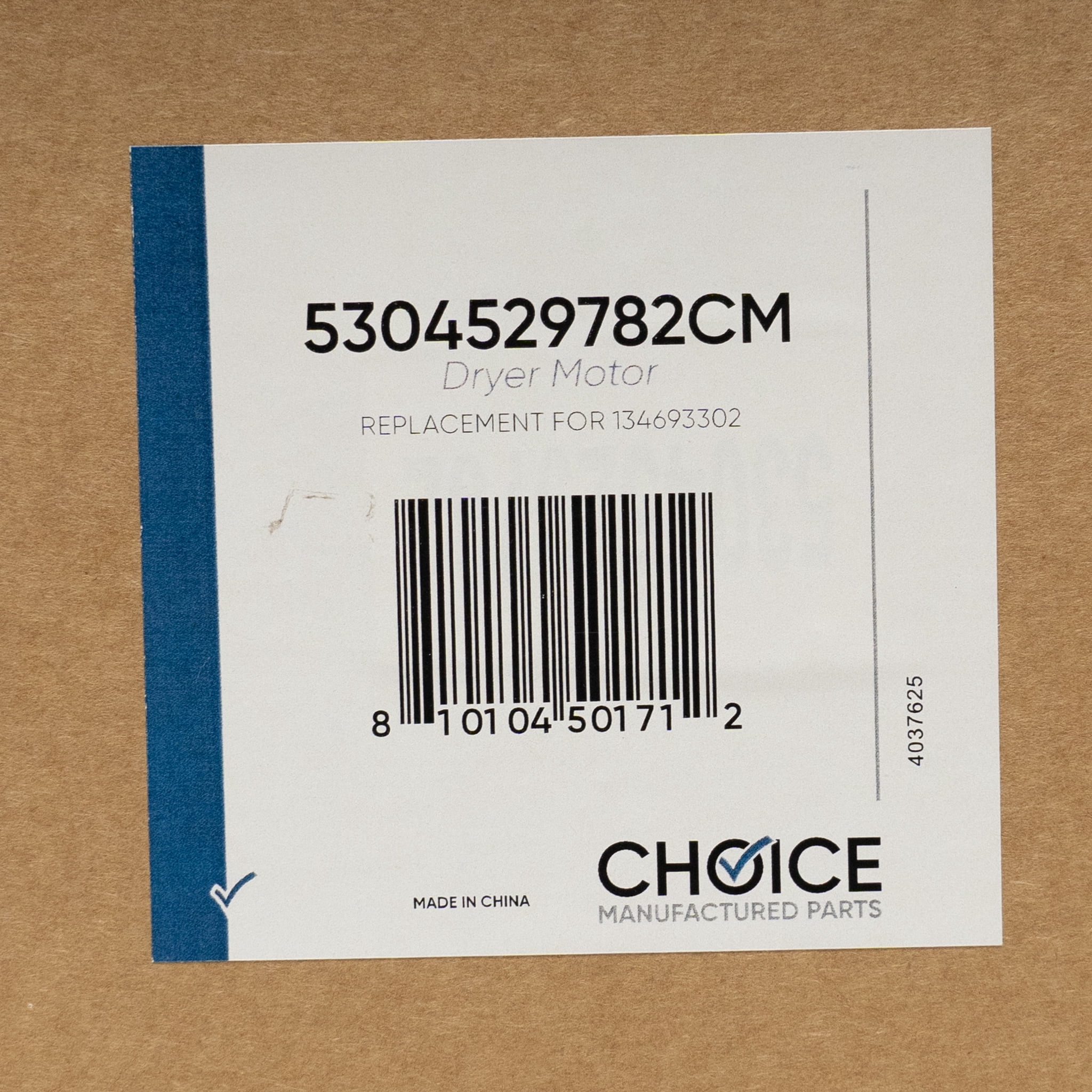 Choice Parts for Electrolux Frigidaire 5304529782 Clothes Dryer Motor