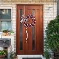 thumbnail image 7 of Nkmbld 250th Anniversary Patriotic Wreath, Independence Day Decoration Wreath Red White Blue Garland for Memorial Day Veterans Day Decoration Hanging Ornaments, 7 of 7