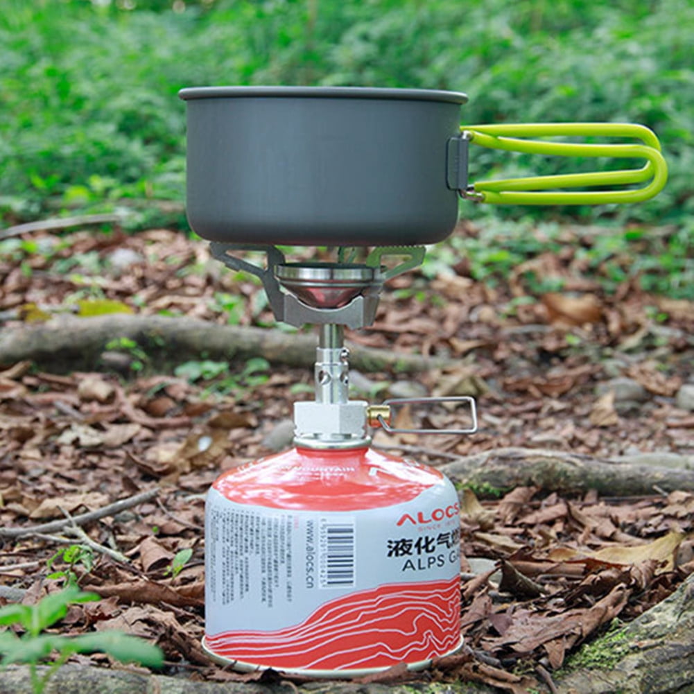 Mini Backpacking Stove - Portable Camping Stove - Small Backpack Camp Stove Single Burner Accessory