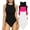 Black+white+rose Pink 3 Pack, variant on Tank Top Body Suits Women Sexy Crew Neck Racerback Halter Ribbed Sleeveless Bodysuit for Women
