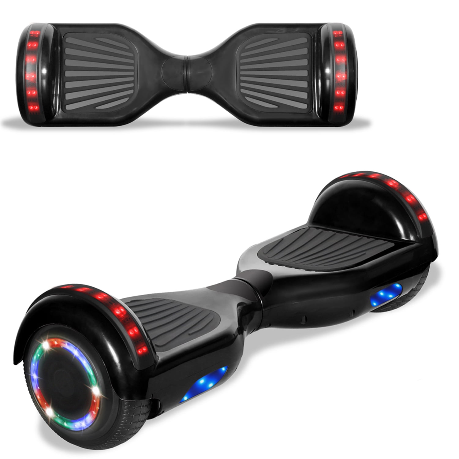 TPS Electric Hoverboard Self Balancing Scooter for Kids and Adults Hover Board with 6.5 Wheels Built-in Bluetooth Speaker Bright LED Lights UL2272 Certified 