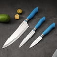 thumbnail image 3 of Dura Living EcoCut 10-Piece Kitchen Knife Set - High Carbon Stainless Steel Blades, Sustainable Ergonomic Handles, Eco-Friendly with Sheaths, 3 of 10