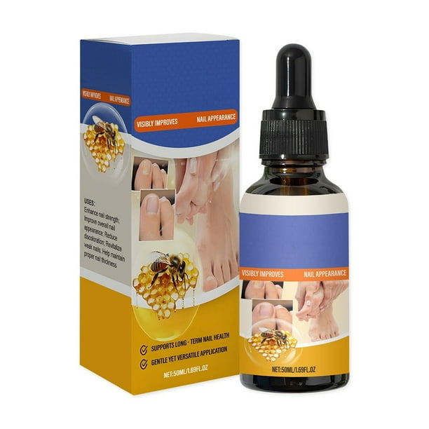 Suero regenerador de uñas de 3 días para uñas dañadas y delgadas, Bee Essence, tratamiento para el cuidado de las uñas, 50 ml/1,69 oz