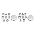 thumbnail image 2 of Matsuzay 24 piezas Moldes para pasteles Utensilios para hornear Accesorios de cocina de acero inoxidable Gadgets para moldes Patrones de Tipo 2 2piezas, 2 of 6