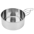 thumbnail image 3 of Cergrey 8pcs Portable Camping Cookware Kit Stainless Steel Hiking Pot Pan Cup Set for Picnic BBQ,Picnic Pot Pan Cup Kit,Backpacking Camping Cookware Pot Set, 3 of 7