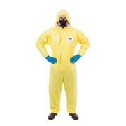 ChemSplash® 1, Chemical Splash Coverall with Attached Hood, Elastic Wrists & Ankles, Serged Seams, Elastic Back