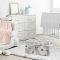 thumbnail image 4 of Watercolor Floral Grey Storage Fabric Toy Box by Sweet Jojo Designs, 4 of 4