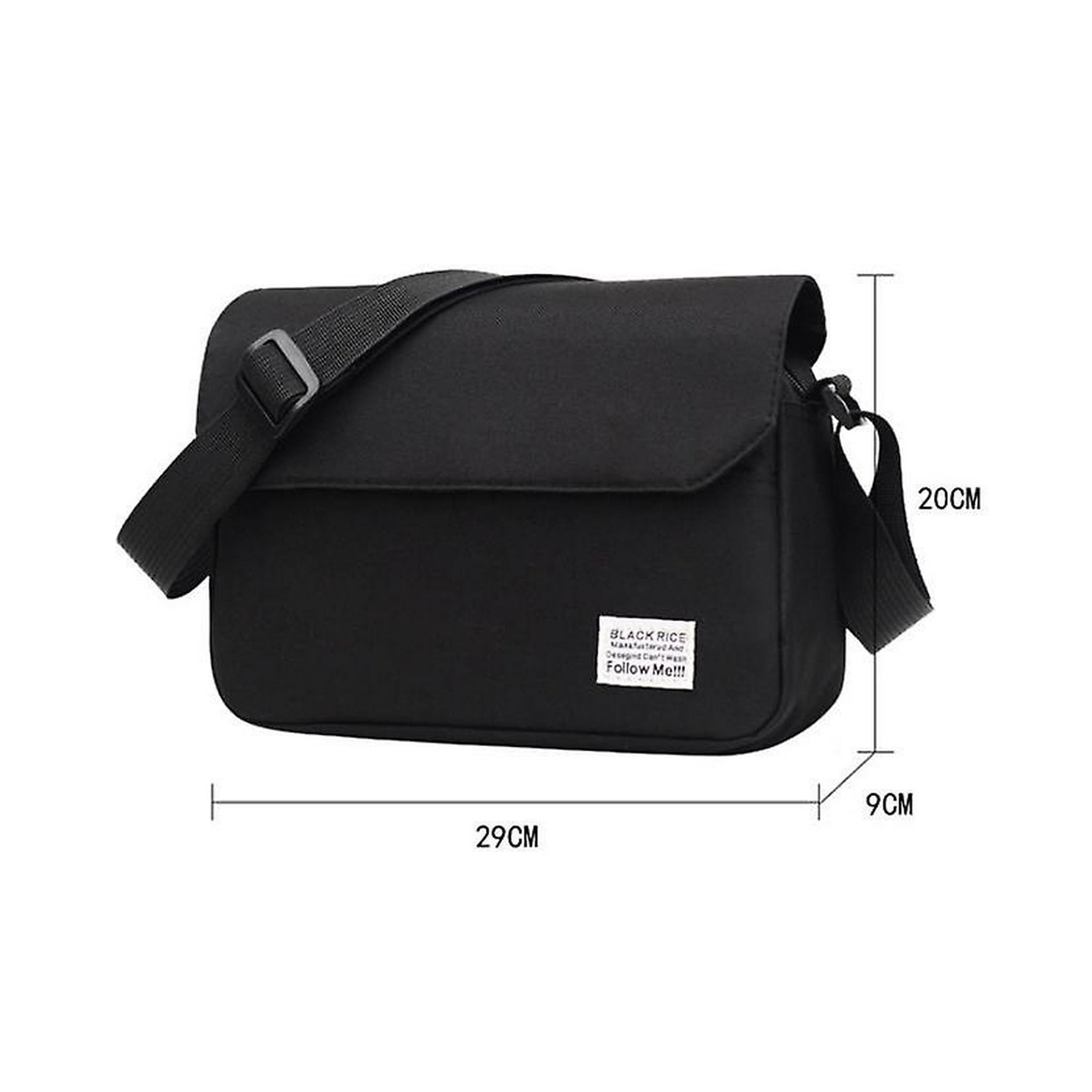 Simple Men s Shoulder Bag New Casual Women s Light Messenger Bag Large Capacity