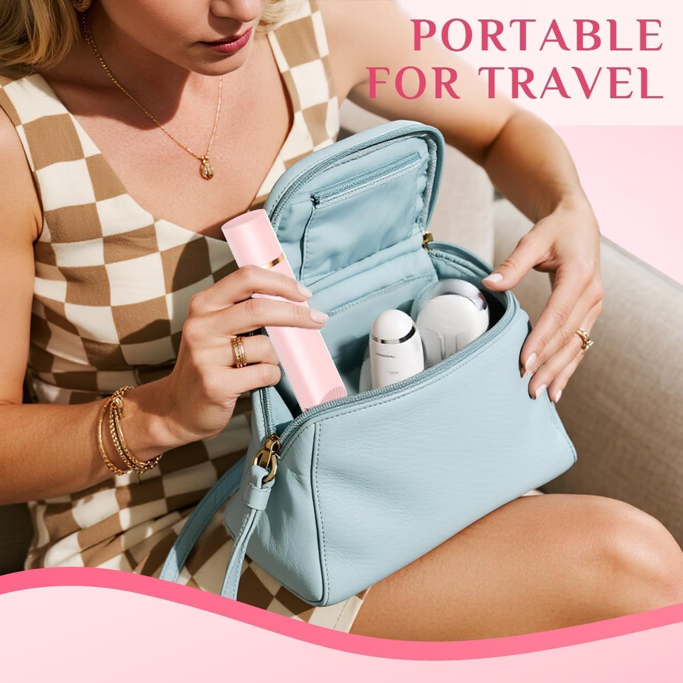 2026 New 2-in-1 Waterproof Painless  Trimmer for Women – Dual Head Electric Razor, Pubic & Body Hair Shaver,Gift for Her