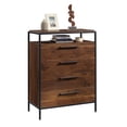 thumbnail image 3 of Sauder Nova Loft Commode en Bois Manufacturé Finition Noyer Grand, 3 of 10