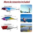thumbnail image 4 of Kit Señuelos Pesca Juego Cebos Blandos Y Duros Accesorios Carpa (), 4 of 5
