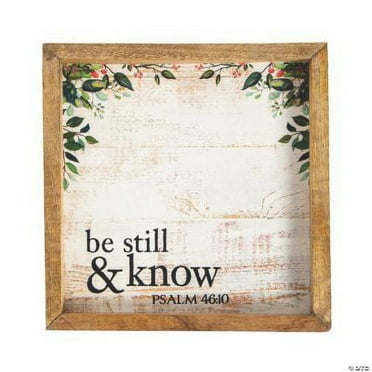 Be Still & Know Tabletop Sign, Party & Gift, Home Decor, 1 Piece