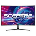 thumbnail image 2 of Sceptre C325B-185RD - monitor LED - Curvo - 32" - 1920 x 1080 Full HD (1080p) 185 Hz - VA - 250 Cd/M - 3000:1 - 3 ms - 3xHDMI, DisplayPort - Parlantes - Gris Metalizado, 2 of 5