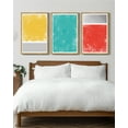 thumbnail image 5 of Drsoum Minimalist Abstract Wall Art 24x36in3pcs Large Natural Framed Modern Colorful Line Wall Decor Geometric Artwork Bedroom Living Room, 5 of 7