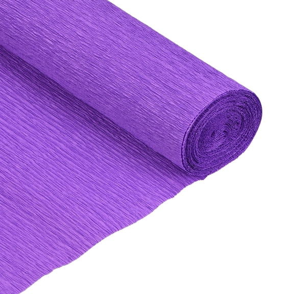Uxcell Crepe Paper Roll Crepe Paper Decoration 5 ft Long 20" Wide Dark Purple